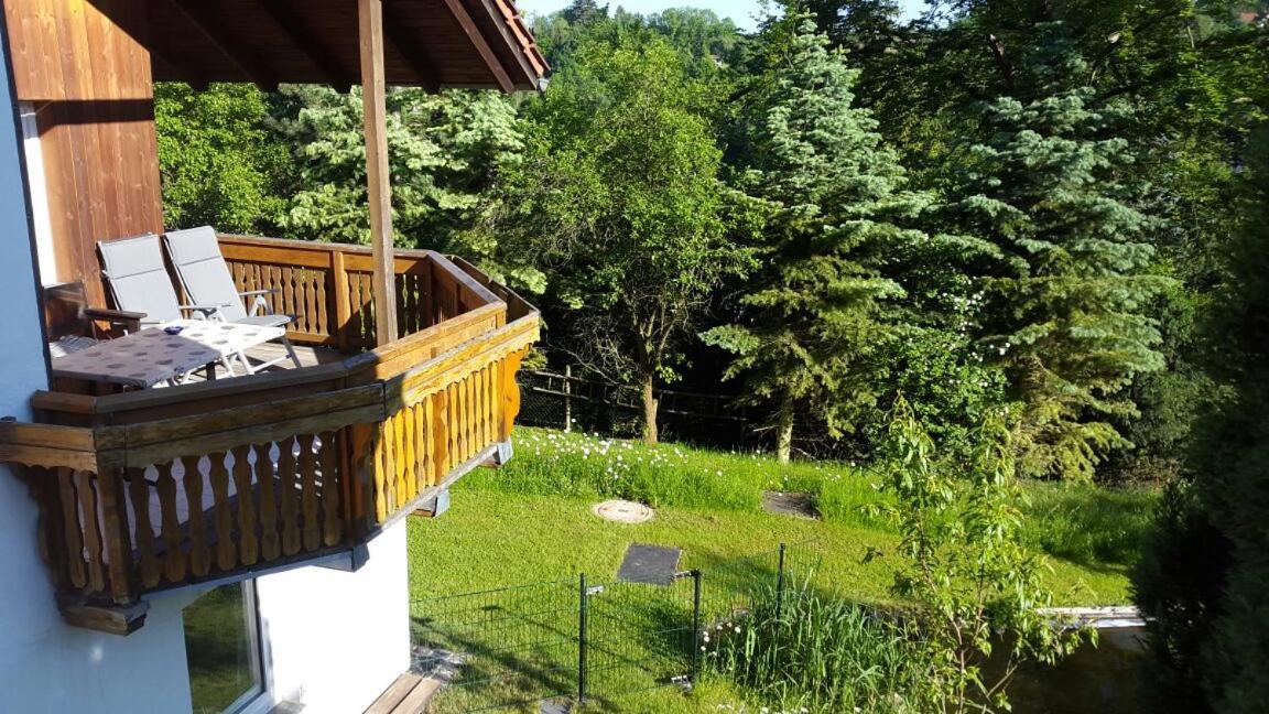 Ferienhaus "Am Schleifenbach" Saalfeld Saale Buitenkant foto