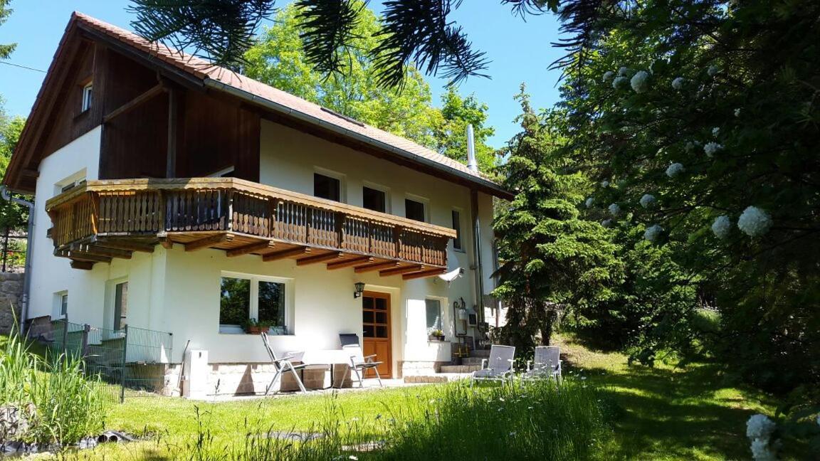Ferienhaus "Am Schleifenbach" Saalfeld Saale Buitenkant foto